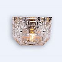 Светильник встраиваемый Италмак Olympia 220 1 70 декор. из огран. стекла G9  IT8437 картинка 